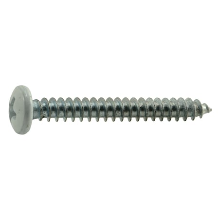 Midwest Fastener Sheet Metal Screw, #10 x 1-1/2 in, Painted Steel Pan Head Phillips Drive, 100 PK 53804